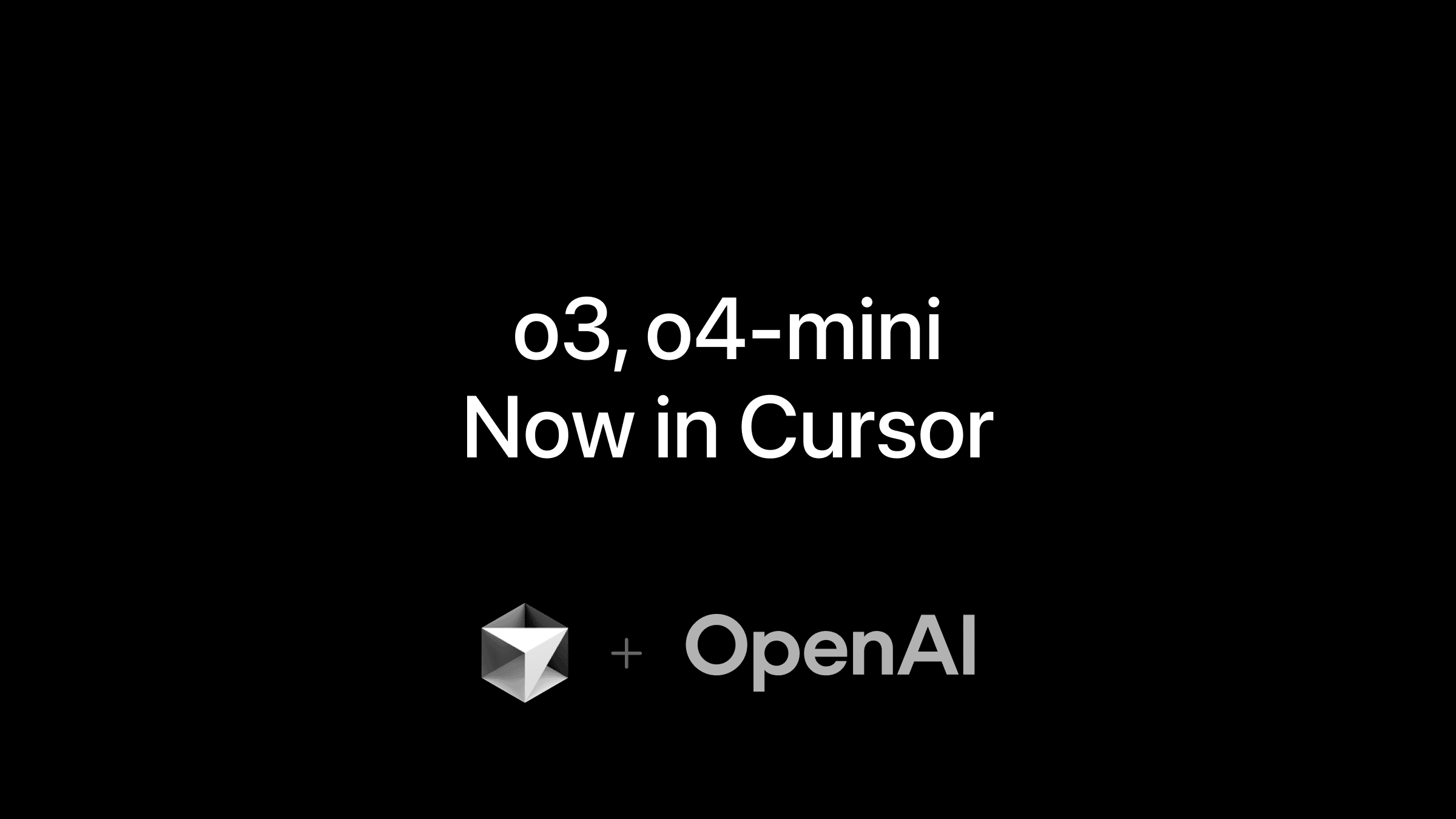o3 & o4-mini