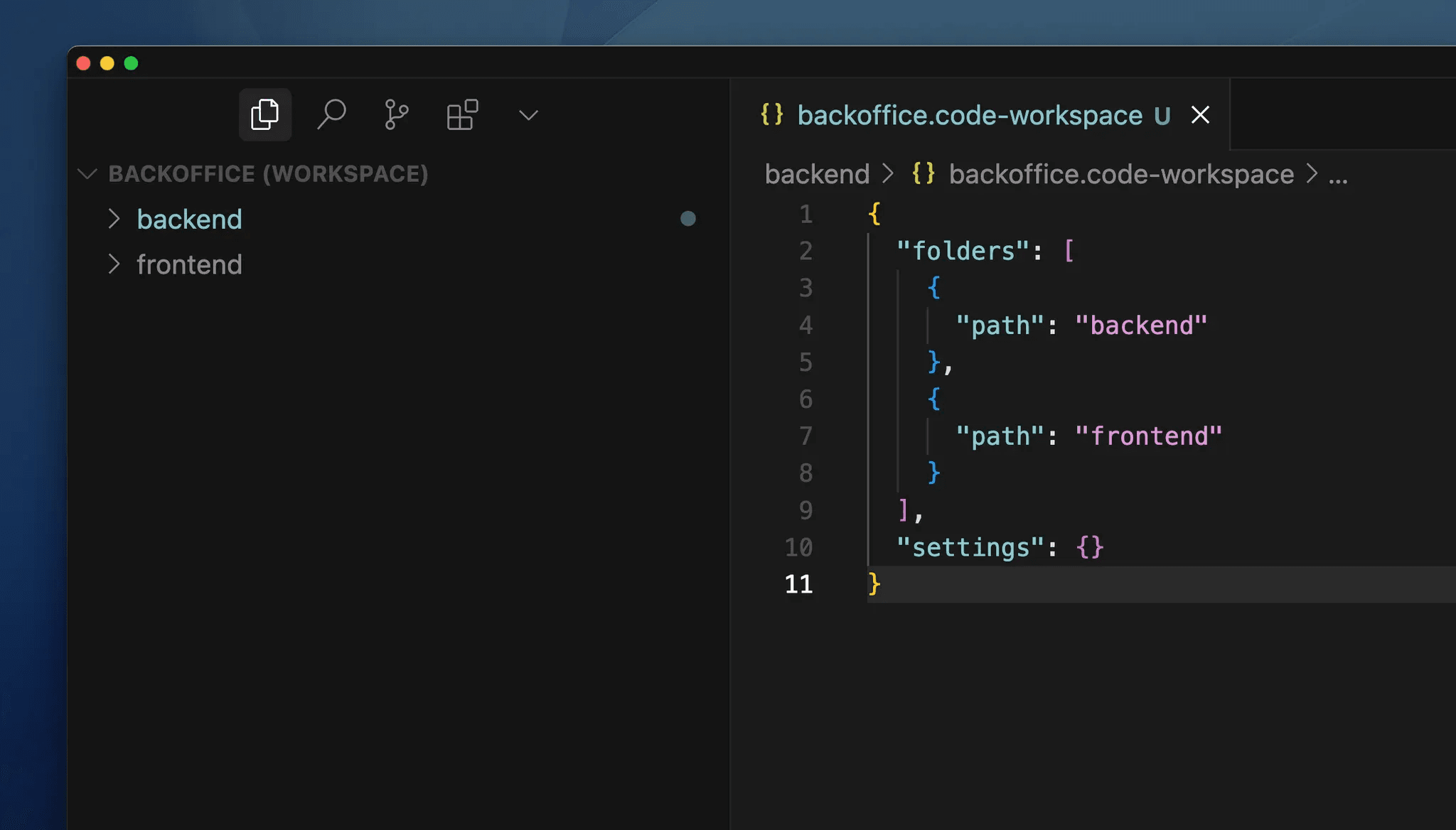 Multi-root workspaces in Cursor